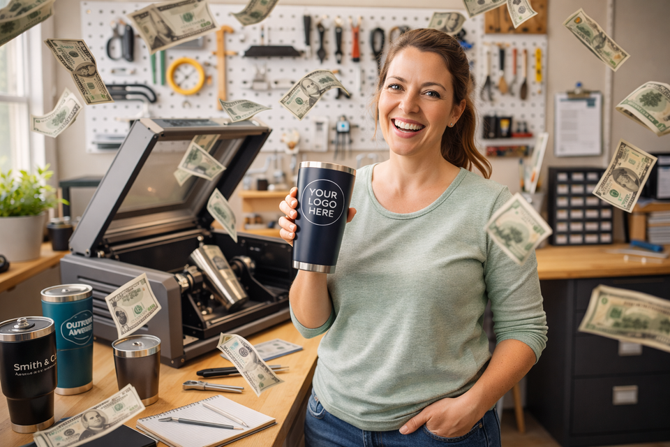 How to Start a Profitable Tumbler Engraving Business from Home