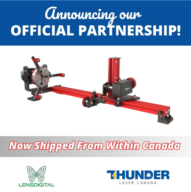 LensDigital and ThunderLaser Canada announce a new partnership to bring PiBurn to Canada!