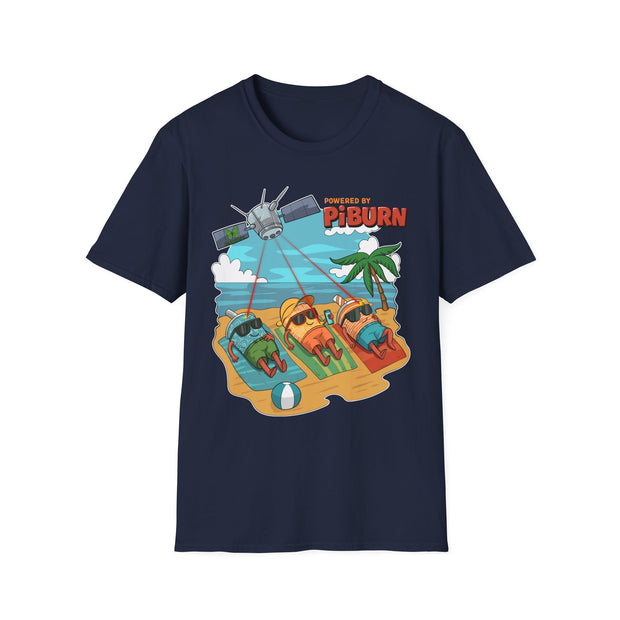 Powered by PiBurn Beach Vibes Unisex T-Shirt