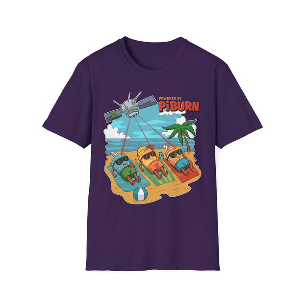 Powered by PiBurn Beach Vibes Unisex T-Shirt