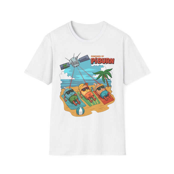 Powered by PiBurn Beach Vibes Unisex T-Shirt