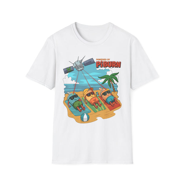 Powered by PiBurn Beach Vibes Unisex T-Shirt
