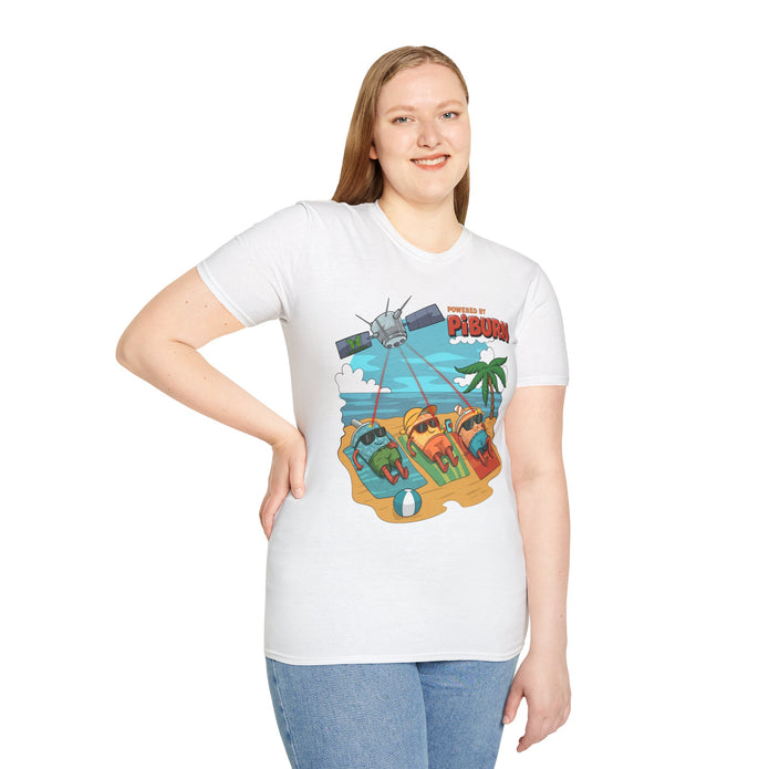 Powered by PiBurn Beach Vibes Unisex T-Shirt