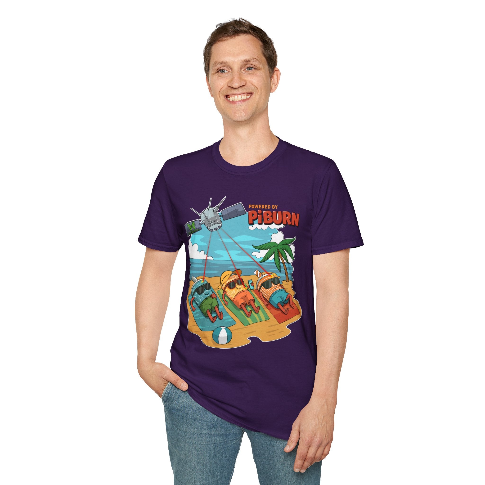 Powered by PiBurn Beach Vibes Unisex T-Shirt
