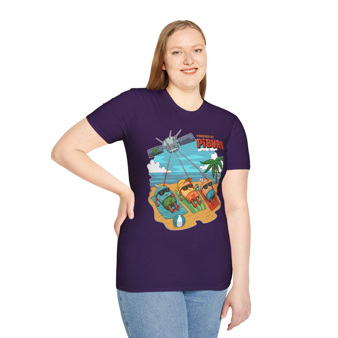 Powered by PiBurn Beach Vibes Unisex T-Shirt