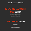 OneLaser Cobra™ 14 - Workshop Essential Laser Engraver/Cutter (130W Glass)