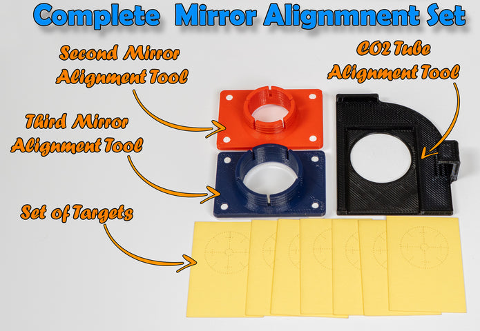 Complete Boss Laser Mirrors Alignment Tool Digital Download (STL Files)