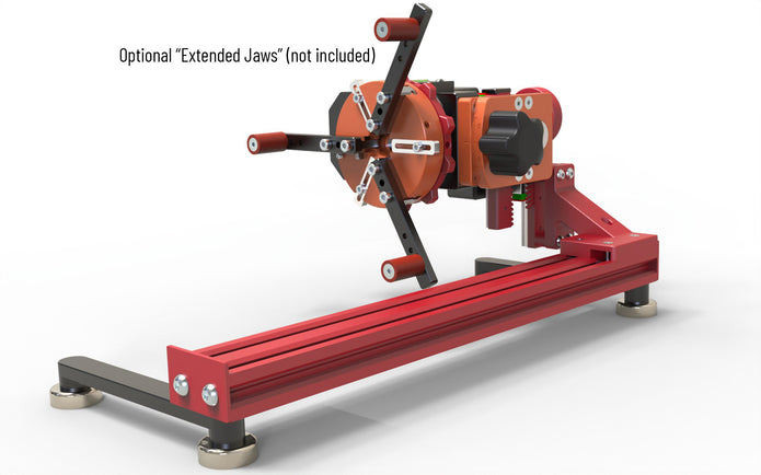 PiBurn Grip Lite - Compact Chuck Laser Rotary for your Laser Engraver