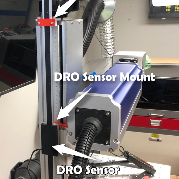 DRO Mount for Fiber Marking Machine (STL files)