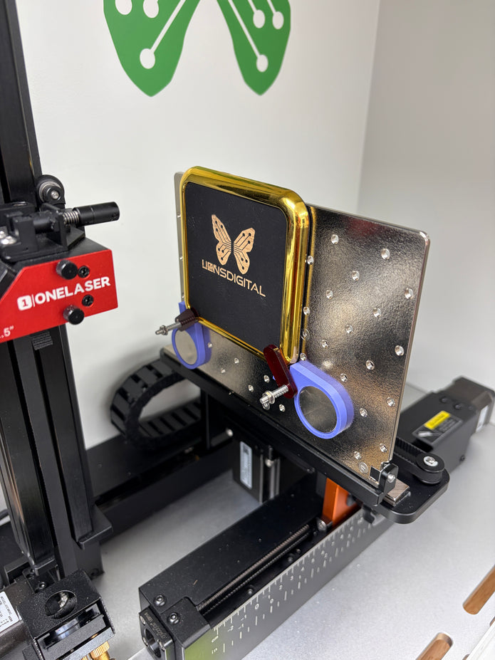 VertiGo Flat Adapter — Laser Engraving Attachment for Flat Objects
