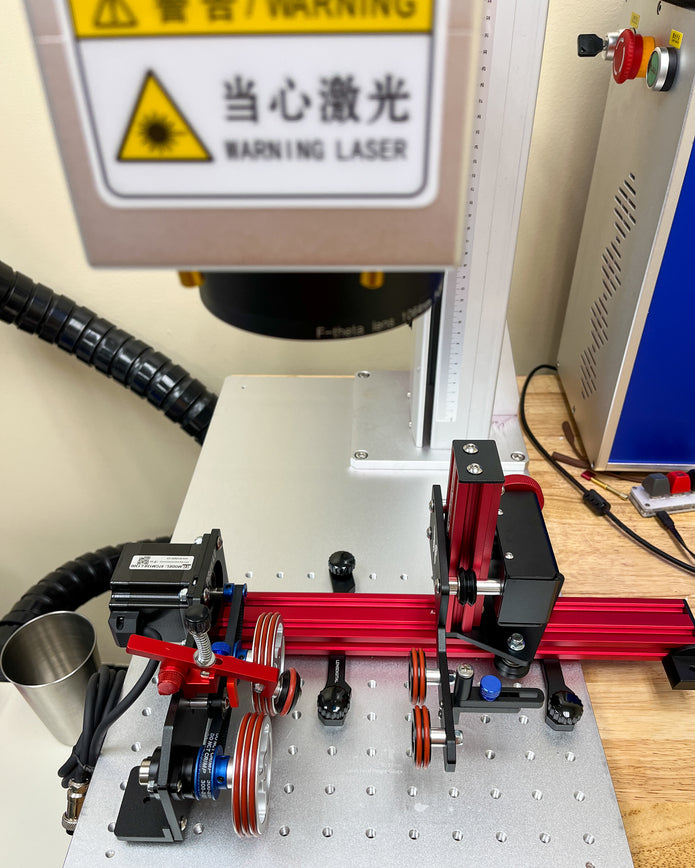 Feet for mounting PiBurn on Fiber Laser Bed