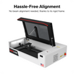 OneLaser XRF 38W Flagship All-In-One RF Metal Tube CO2 Laser Engraver & Cutter | 24