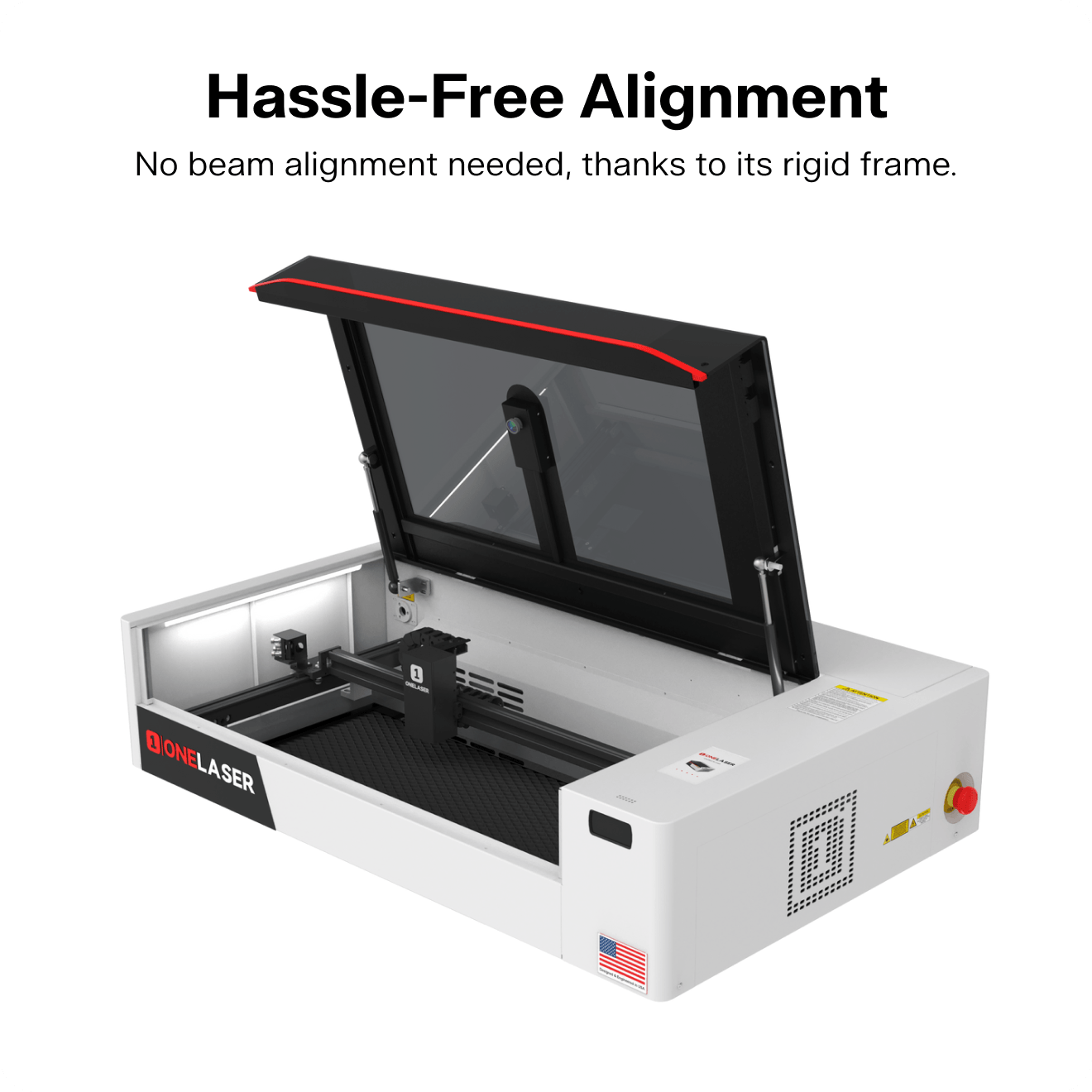 OneLaser XRF 38W Flagship All-In-One RF Metal Tube CO2 Laser Engraver & Cutter | 24