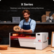 OneLaser XRF 38W Flagship All-In-One RF Metal Tube CO2 Laser Engraver & Cutter | 24