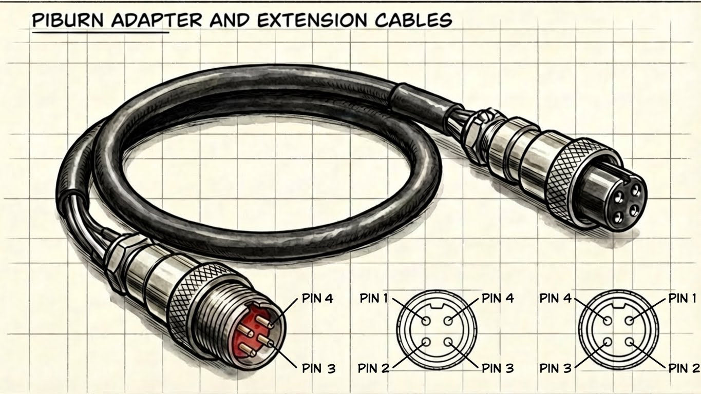 PiBurn Adapter and Extensions Cables