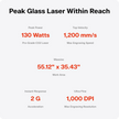 OneLaser Cobra™ 14 - Workshop Essential Laser Engraver/Cutter (130W Glass)