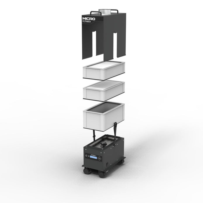 Filtrabox Micro Air Purifier for the VertiGo and Desktop Lasers