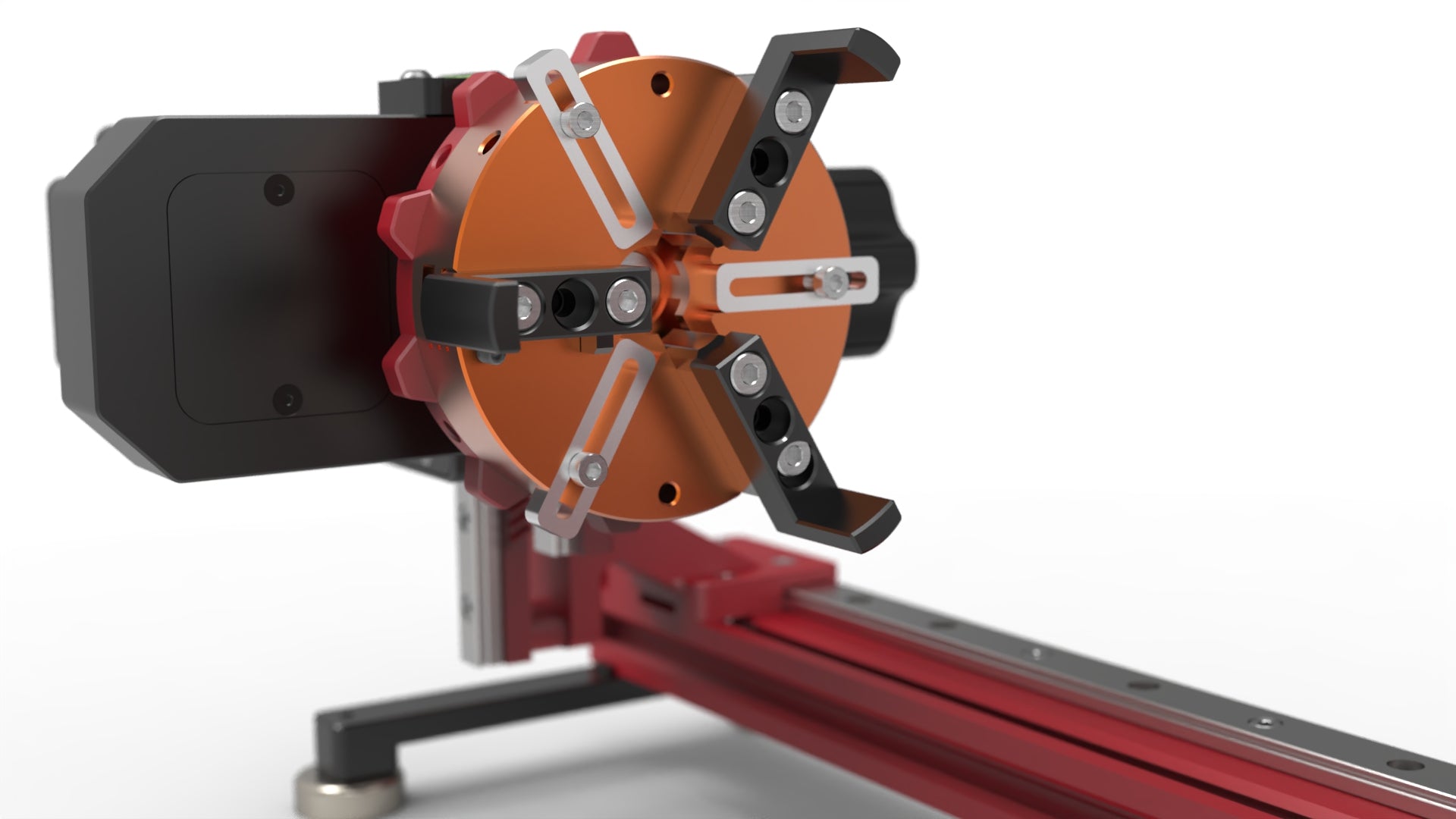 PiBurn Grip Lite - Compact Chuck Laser Rotary for your Laser Engraver