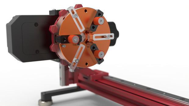 PiBurn Grip Lite - Compact Chuck Laser Rotary for your Laser Engraver
