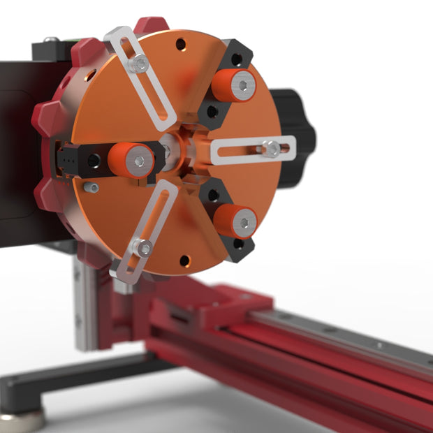 PiBurn Grip Lite - Compact Chuck Laser Rotary for your Laser Engraver