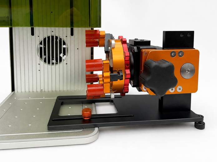 PiBurn Galvo Grip: A Chuck Rotary for XTool